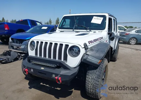 2020 Jeep Wrangler Unlimited Rubicon из США, поврежденный, VIN 1C4HJXFGXLW290570